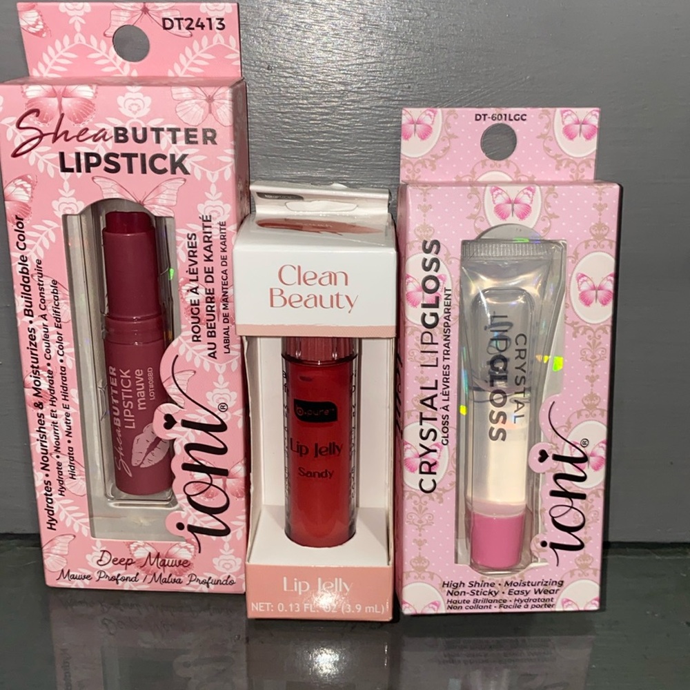 3 lip products